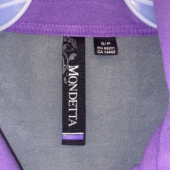 Like new Purple Ladies Mondetta jacket button down size Small - Picture 6 of 6